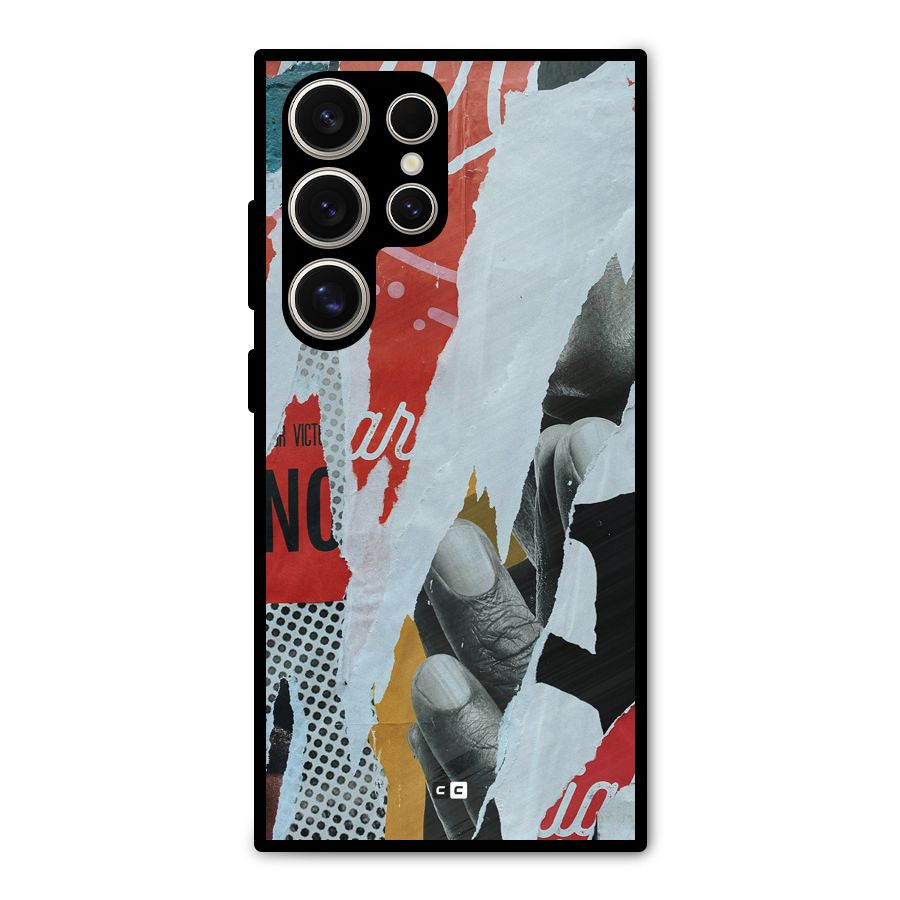 Fabulous Paper Cutout Metal Back Case for Galaxy S24 Ultra