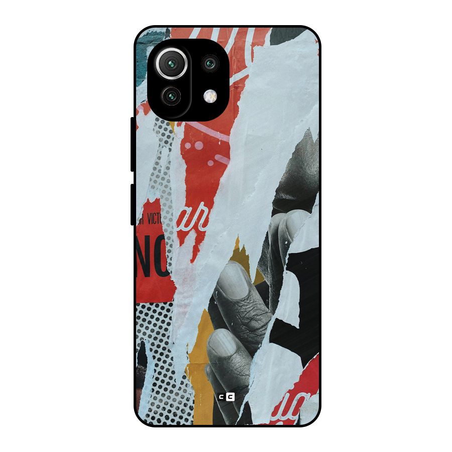 Fabulous Paper Cutout Metal Back Case for Mi 11 Lite