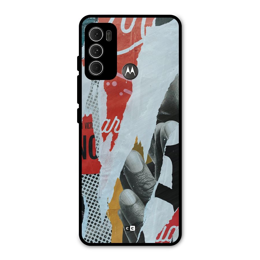 Fabulous Paper Cutout Metal Back Case for Moto G60