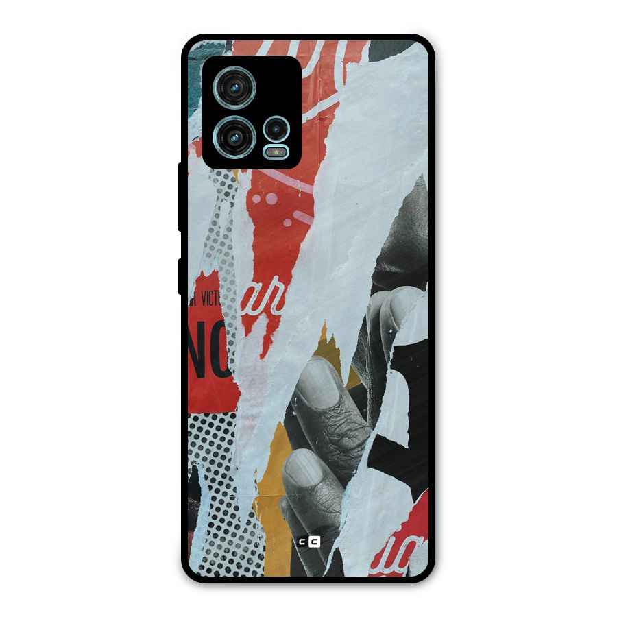 Fabulous Paper Cutout Metal Back Case for Moto G72