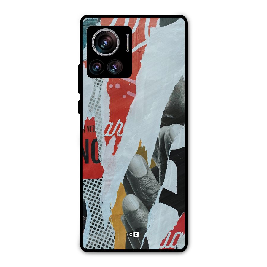 Fabulous Paper Cutout Metal Back Case for Motorola Edge 30 Ultra