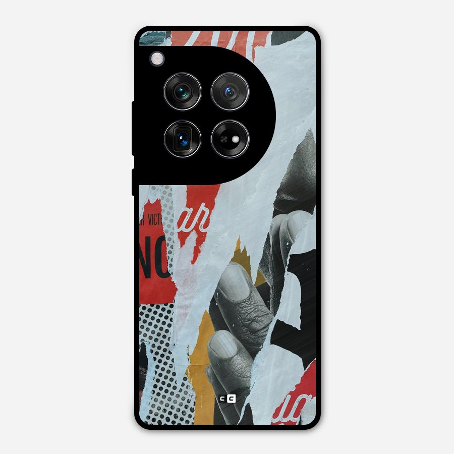 Fabulous Paper Cutout Metal Back Case for OnePlus 12