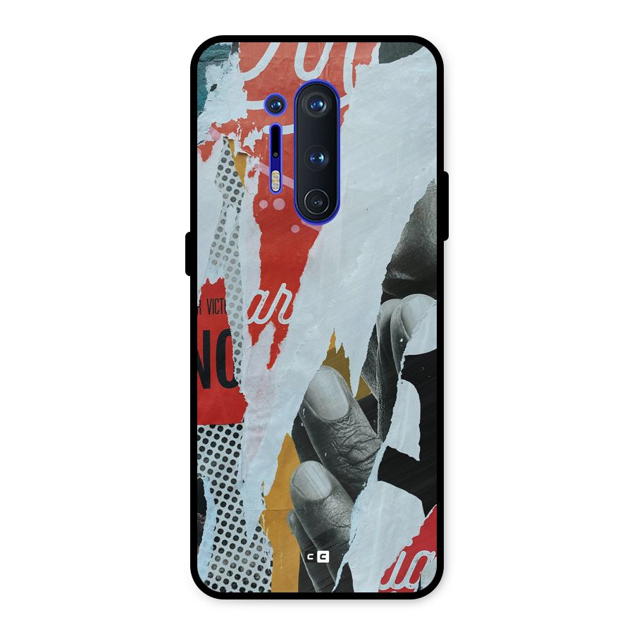 Fabulous Paper Cutout Metal Back Case for OnePlus 8 Pro