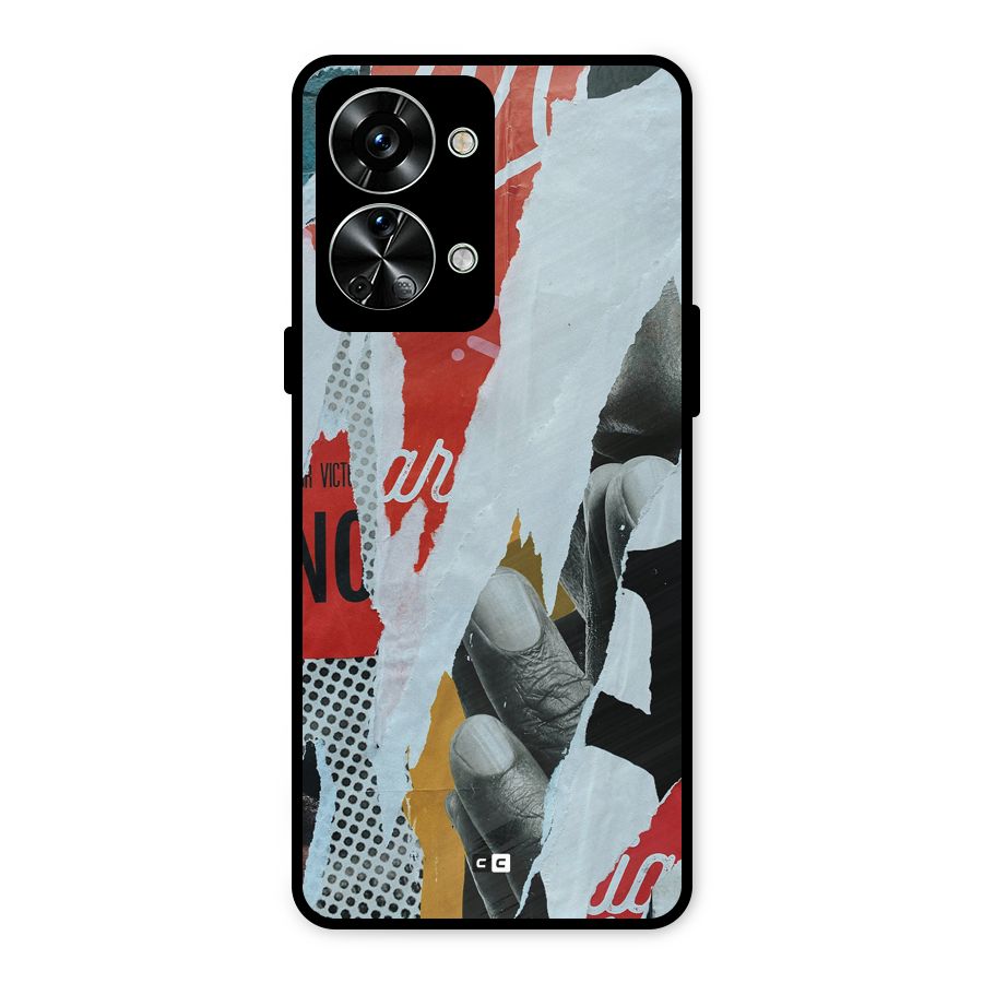 Fabulous Paper Cutout Metal Back Case for OnePlus Nord 2T