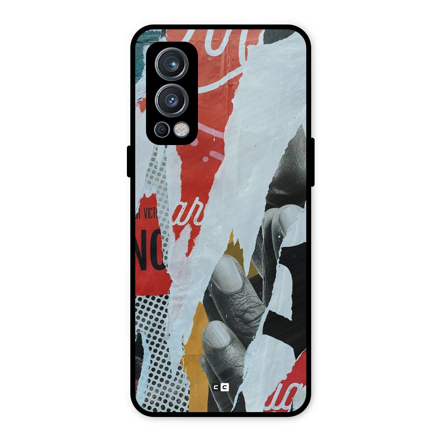 Fabulous Paper Cutout Metal Back Case for OnePlus Nord 2 5G