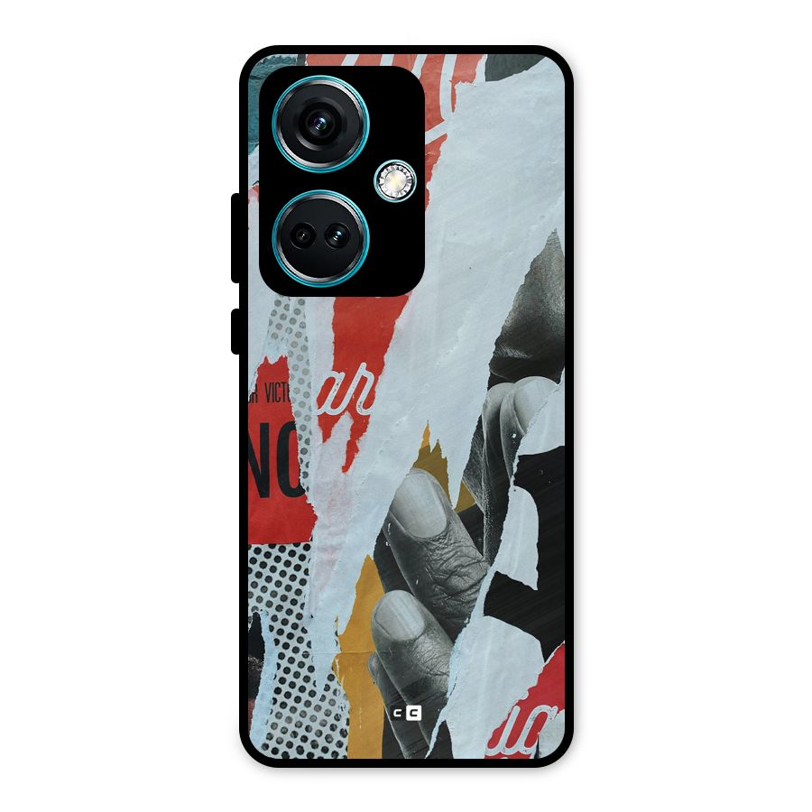 Fabulous Paper Cutout Metal Back Case for OnePlus Nord CE 3 5G