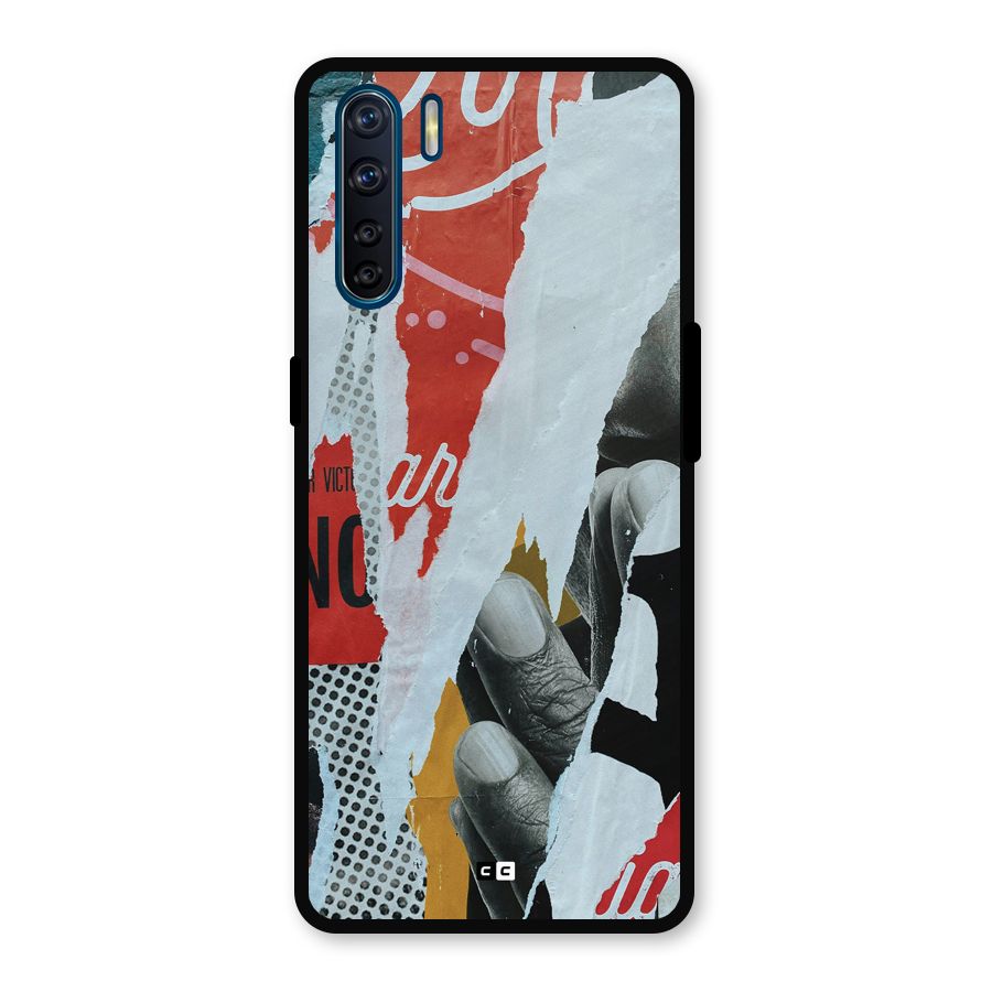 Fabulous Paper Cutout Metal Back Case for Oppo F15