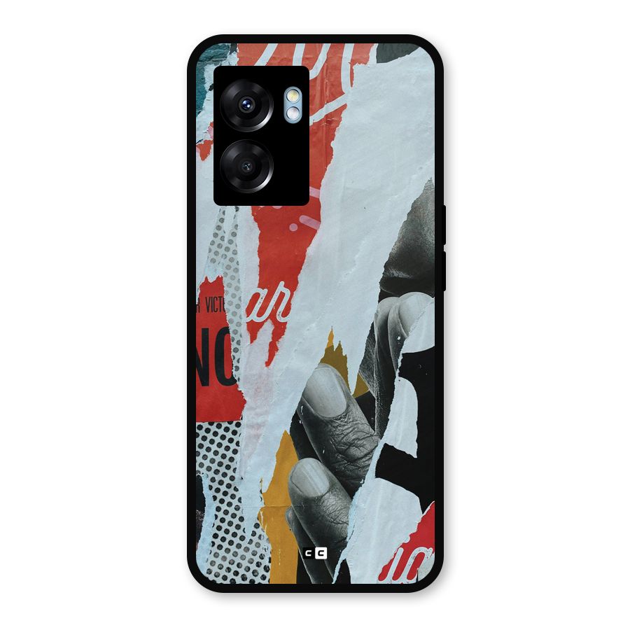 Fabulous Paper Cutout Metal Back Case for Oppo K10 (5G)