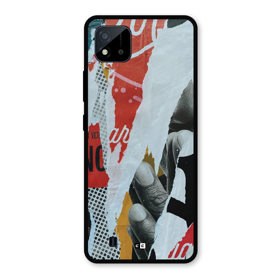 Fabulous Paper Cutout Metal Back Case for Realme C11 2021