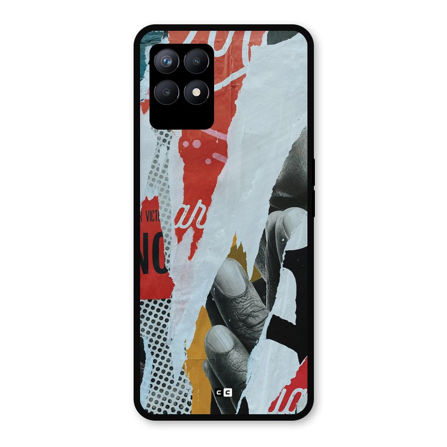 Fabulous Paper Cutout Metal Back Case for Realme Narzo 50