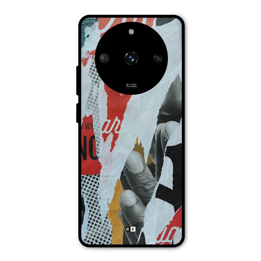 Fabulous Paper Cutout Metal Back Case for Realme Narzo 60 5G