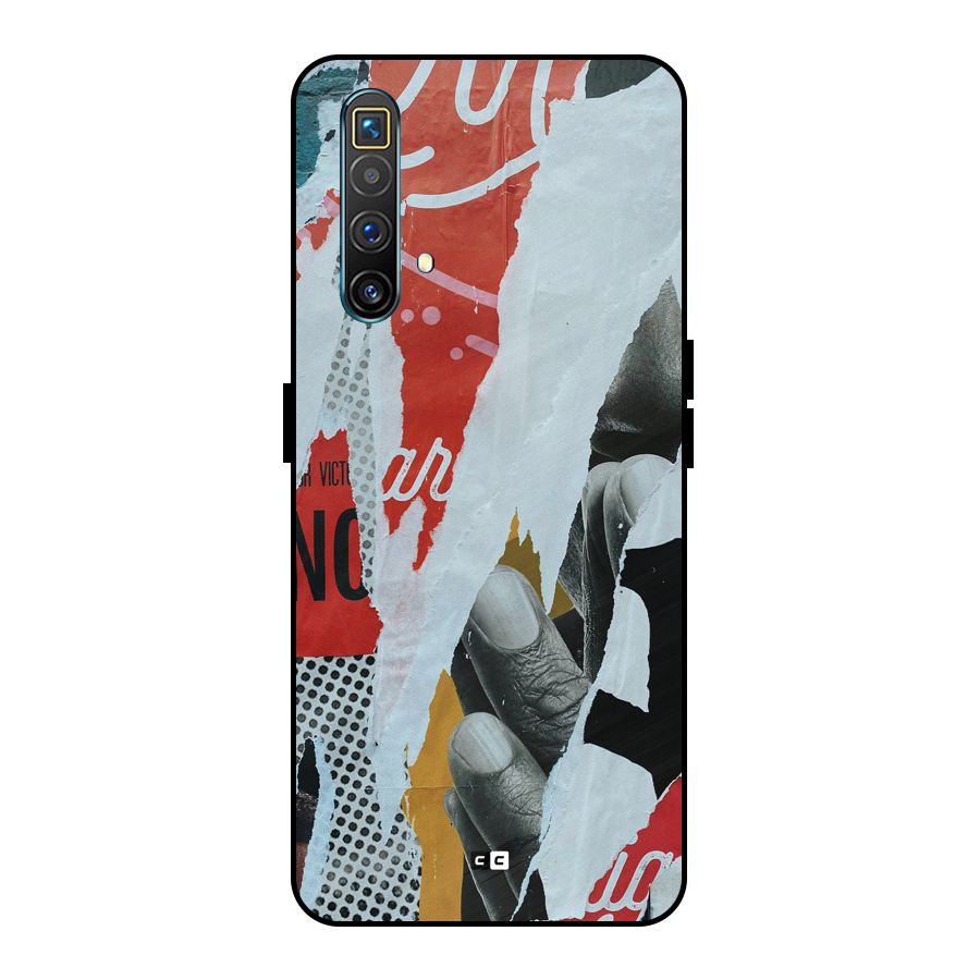 Fabulous Paper Cutout Metal Back Case for Realme X3