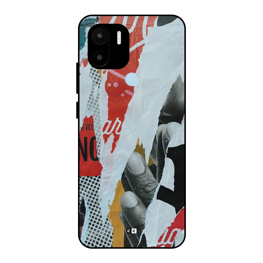 Fabulous Paper Cutout Metal Back Case for Redmi A1 Plus