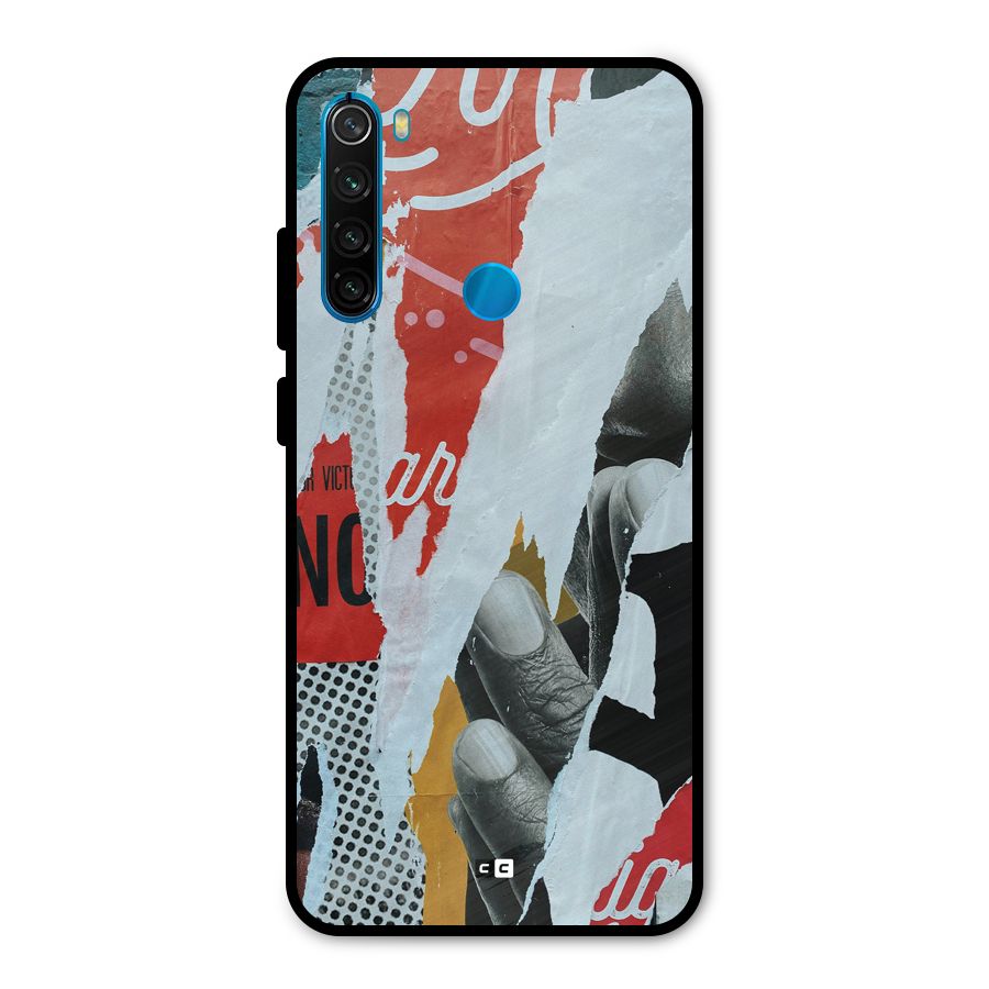 Fabulous Paper Cutout Metal Back Case for Redmi Note 8