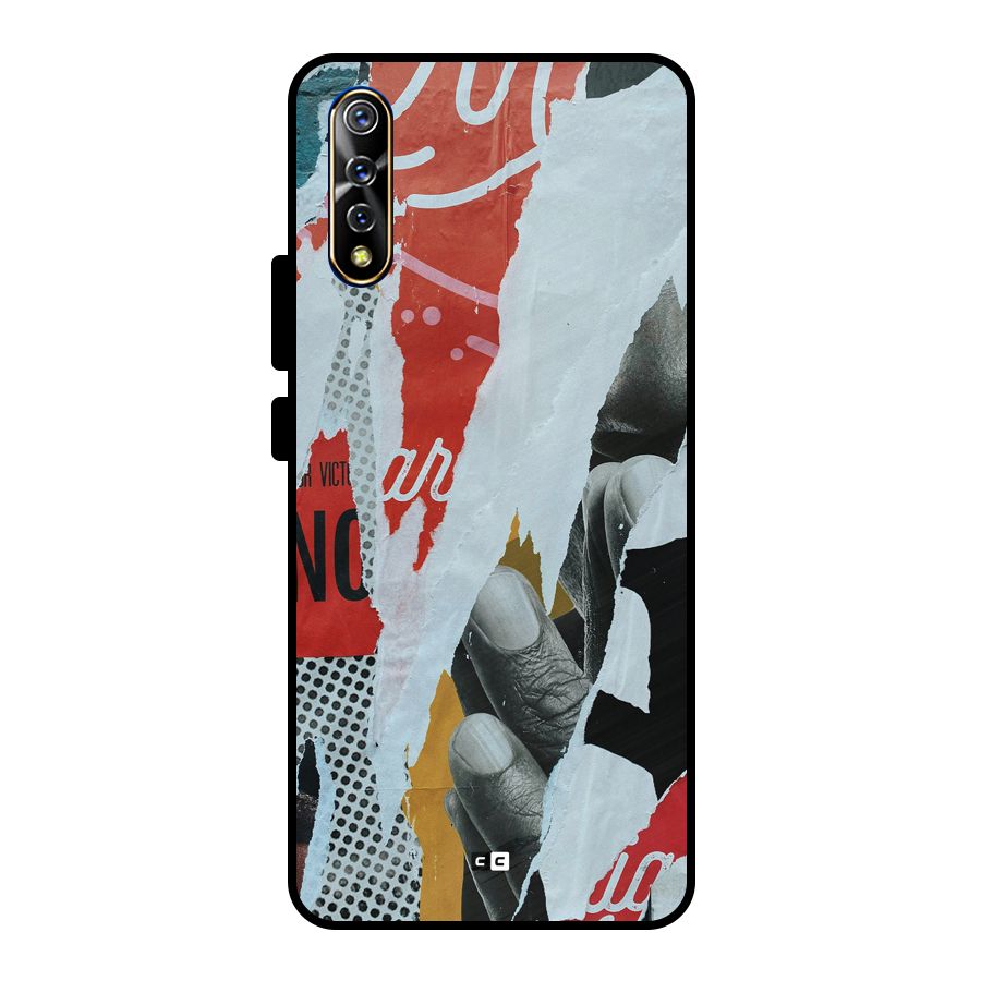 Fabulous Paper Cutout Metal Back Case for Vivo S1