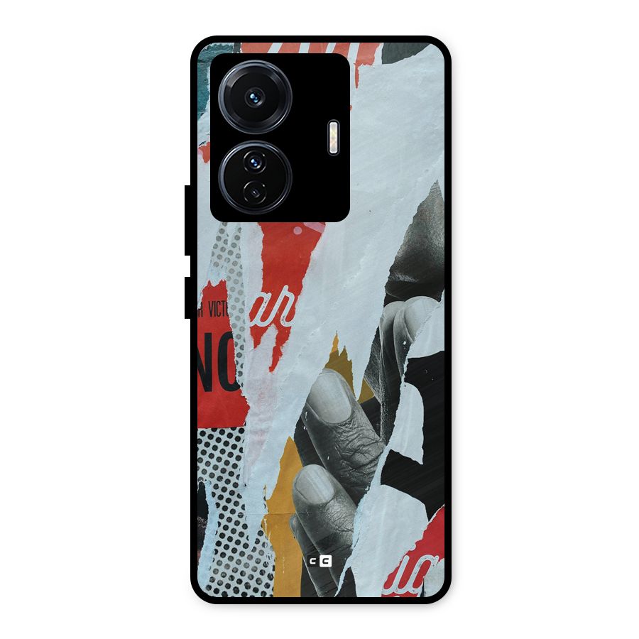 Fabulous Paper Cutout Metal Back Case for Vivo T1 Pro