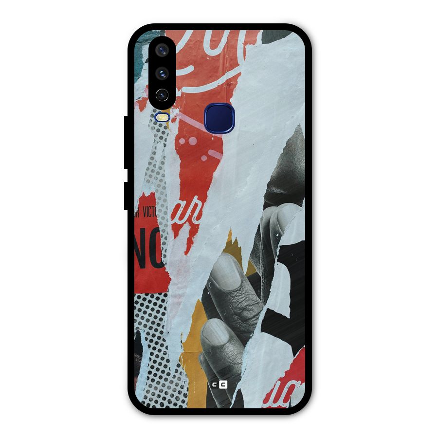Fabulous Paper Cutout Metal Back Case for Vivo U10