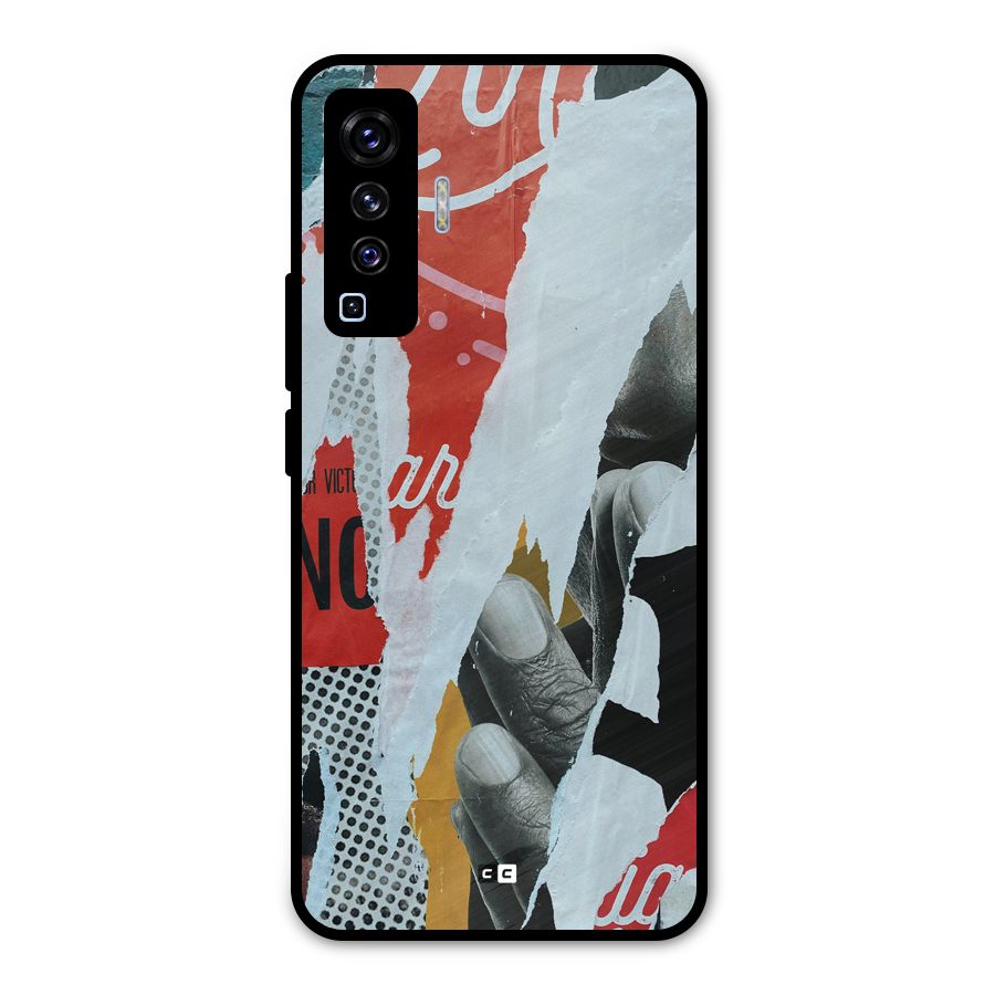 Fabulous Paper Cutout Metal Back Case for Vivo X50