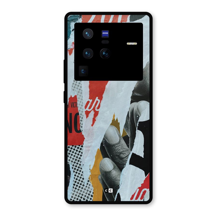 Fabulous Paper Cutout Metal Back Case for Vivo X80 Pro