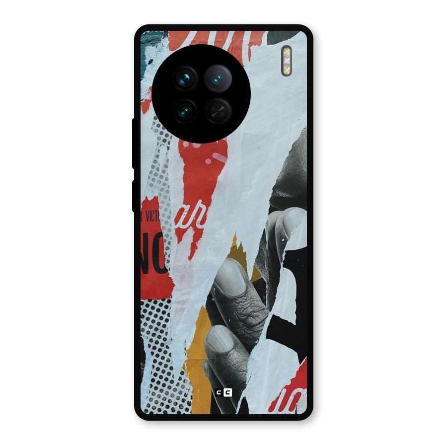 Fabulous Paper Cutout Metal Back Case for Vivo X90