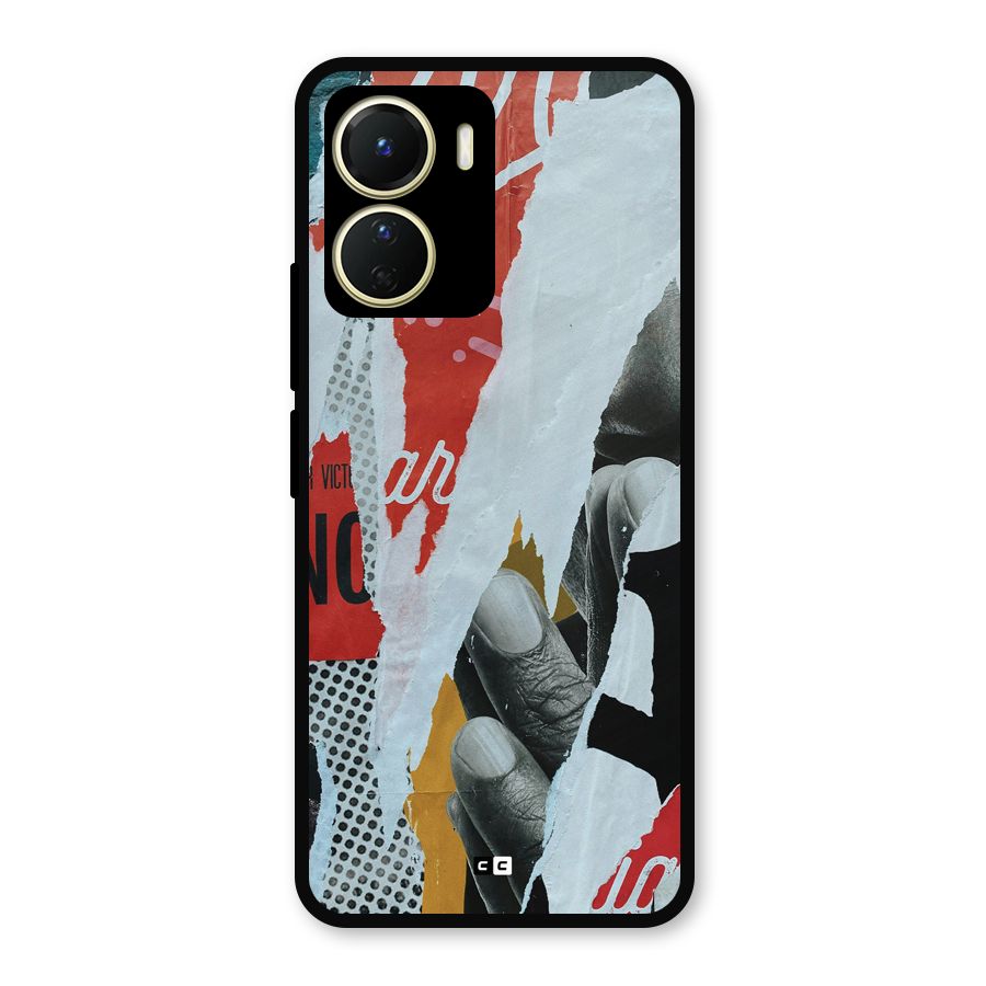 Fabulous Paper Cutout Metal Back Case for Vivo Y16
