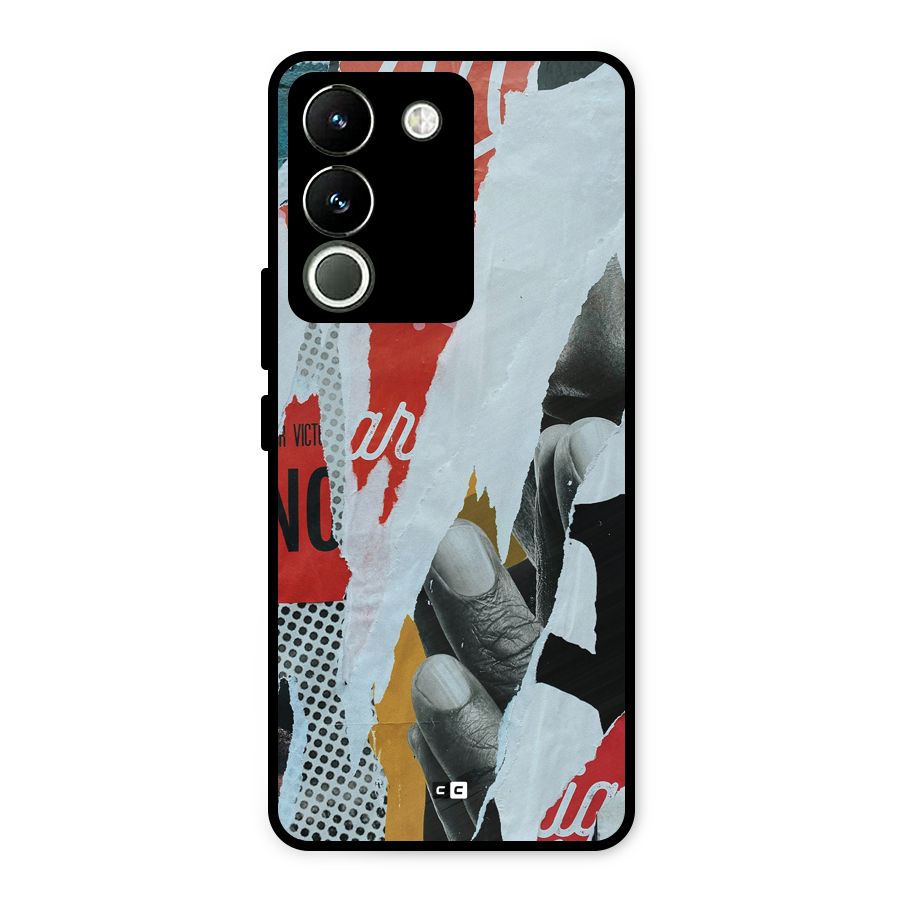 Fabulous Paper Cutout Metal Back Case for Vivo Y200