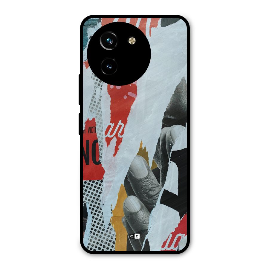Fabulous Paper Cutout Metal Back Case for Vivo Y200i