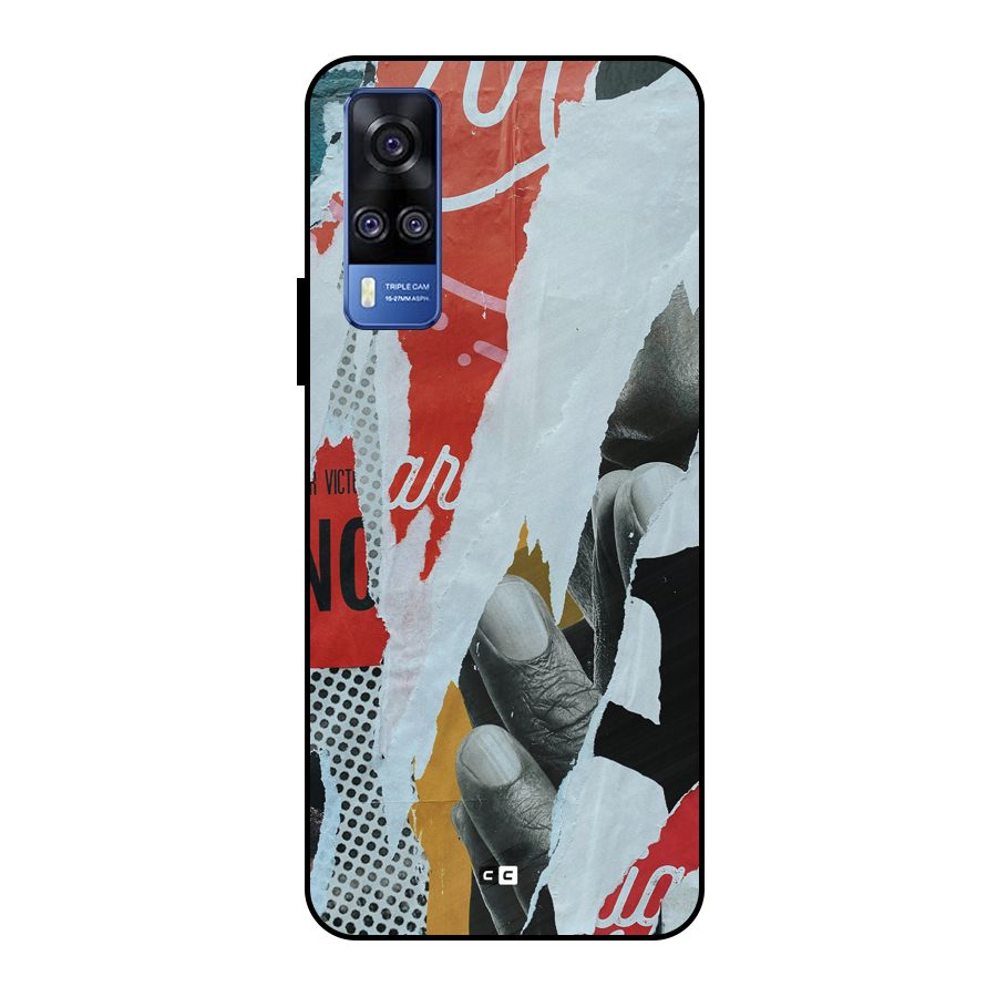 Fabulous Paper Cutout Metal Back Case for Vivo Y51