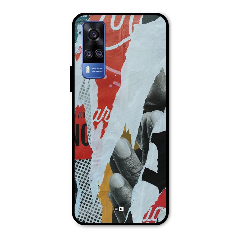 Fabulous Paper Cutout Metal Back Case for Vivo Y51A