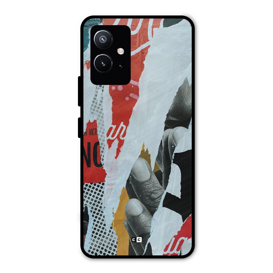 Fabulous Paper Cutout Metal Back Case for Vivo Y75 5G