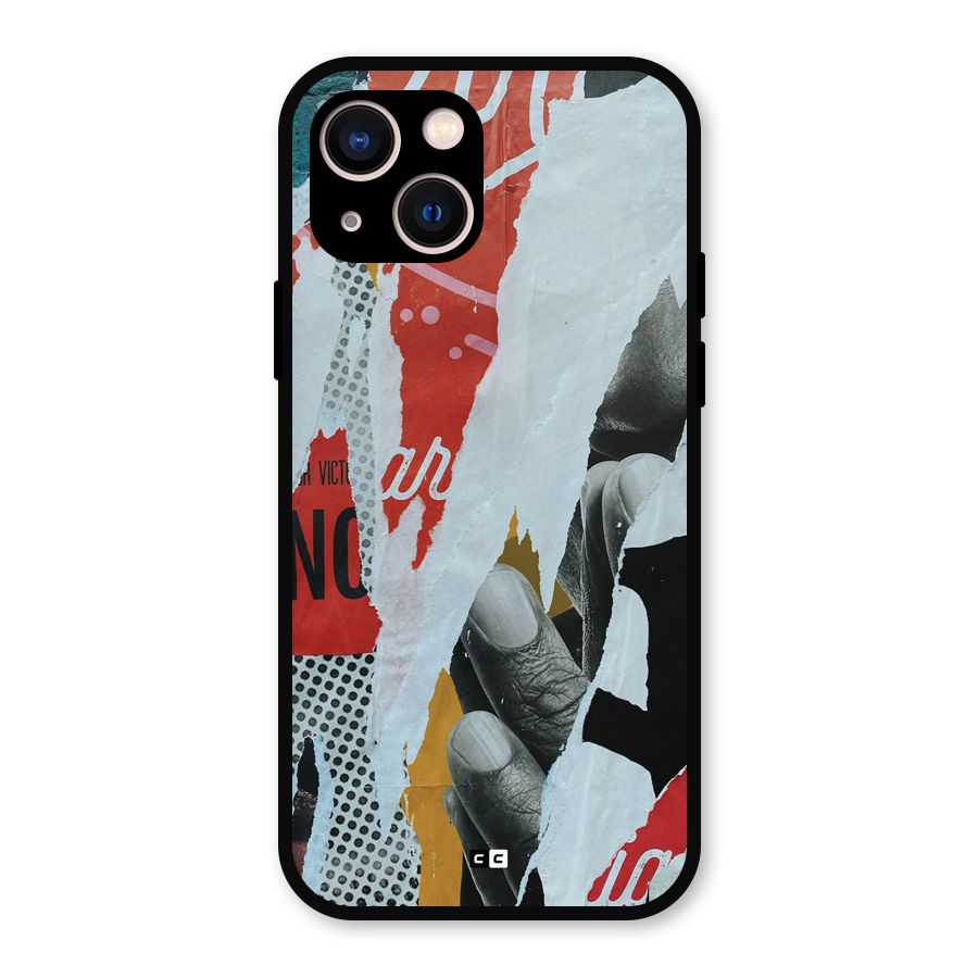 Fabulous Paper Cutout Metal Back Case for iPhone 13