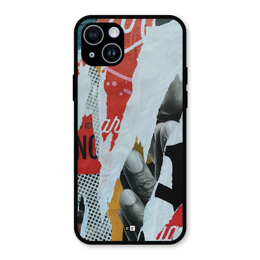 Fabulous Paper Cutout Metal Back Case for iPhone 14