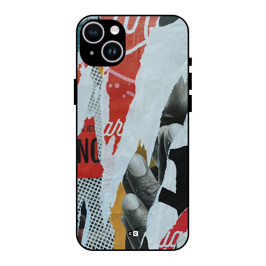 Fabulous Paper Cutout Metal Back Case for iPhone 14 Plus