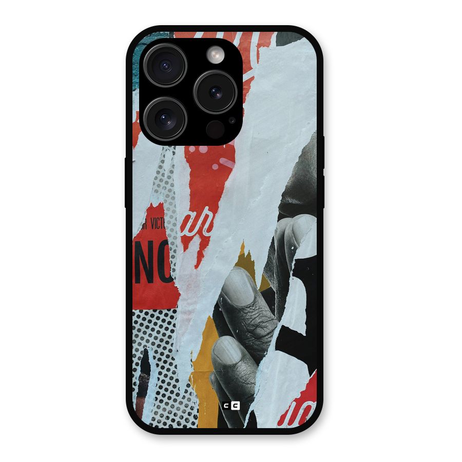 Fabulous Paper Cutout Metal Back Case for iPhone 15 Pro