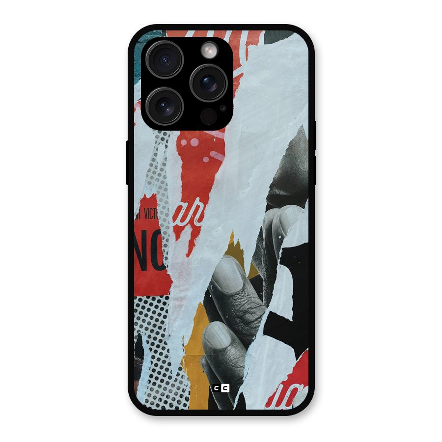 Fabulous Paper Cutout Metal Back Case for iPhone 15 Pro Max