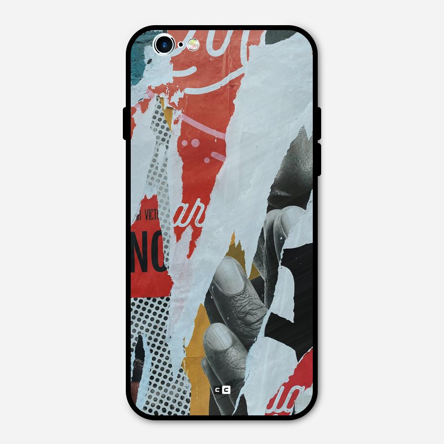 Fabulous Paper Cutout Metal Back Case for iPhone 6 6s