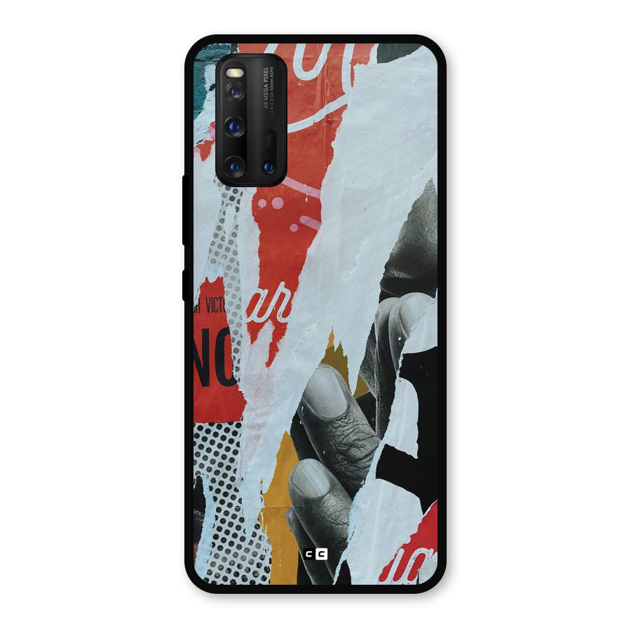 Fabulous Paper Cutout Metal Back Case for iQOO 3