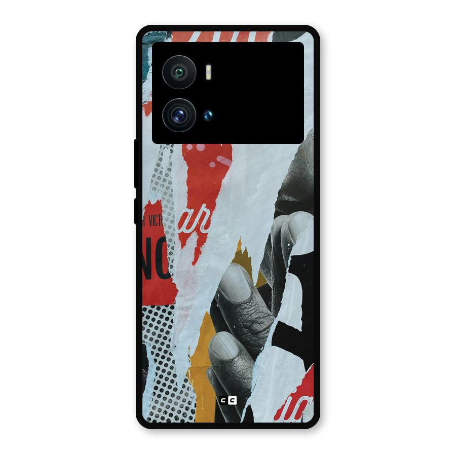 Fabulous Paper Cutout Metal Back Case for iQOO 9 Pro