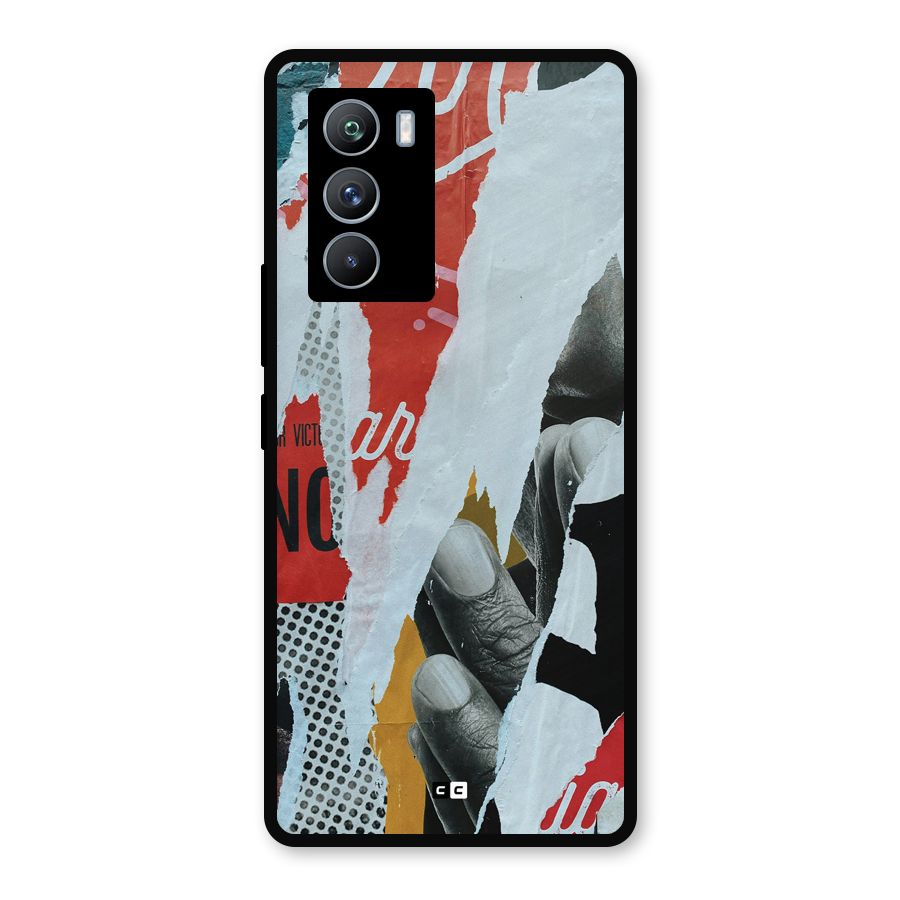 Fabulous Paper Cutout Metal Back Case for iQOO 9 SE