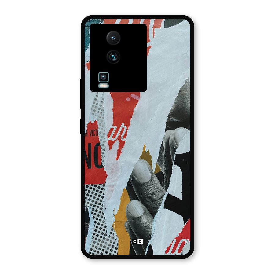 Fabulous Paper Cutout Metal Back Case for iQOO Neo 7