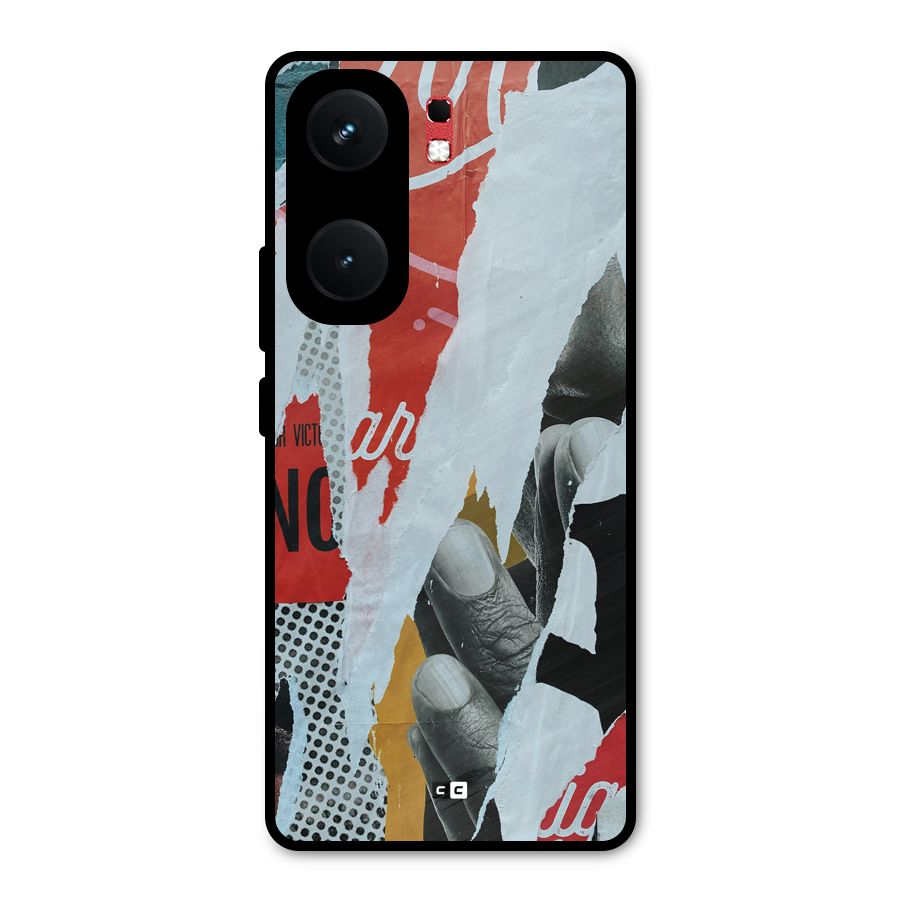 Fabulous Paper Cutout Metal Back Case for iQOO Neo 9 Pro