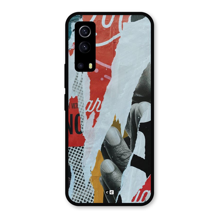 Fabulous Paper Cutout Metal Back Case for iQOO Z3