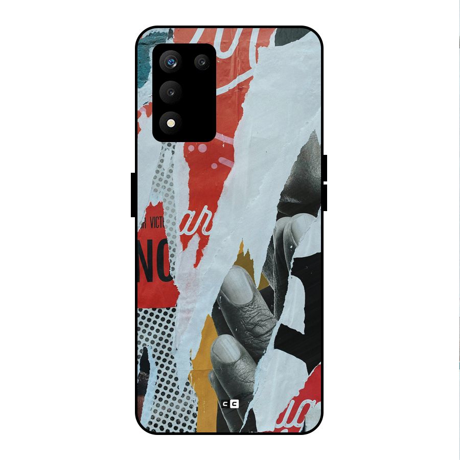 Fabulous Paper Cutout Metal Back Case for realme 9 5G SE