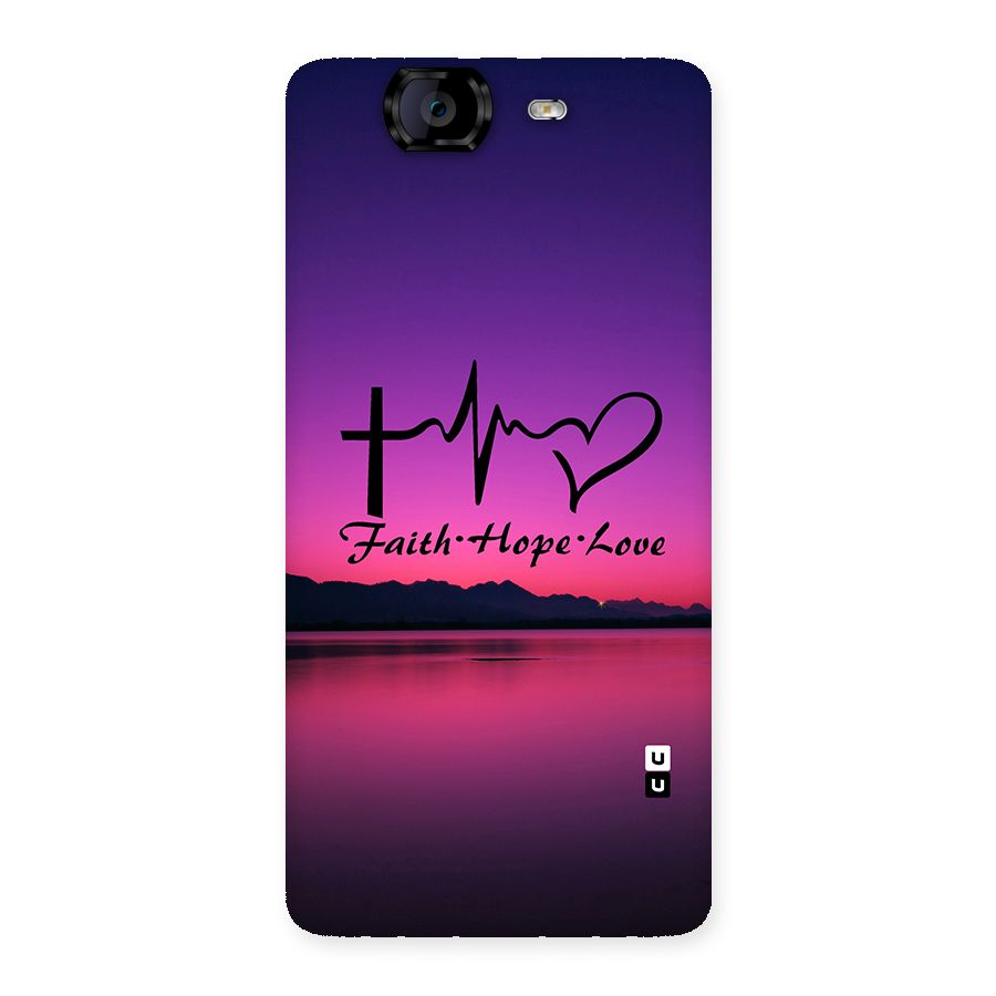 Faith Hope Love Evening Sky Back Case for Canvas Knight A350