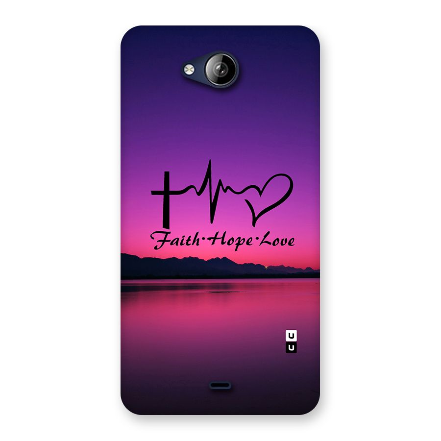 Faith Hope Love Evening Sky Back Case for Canvas Play Q355