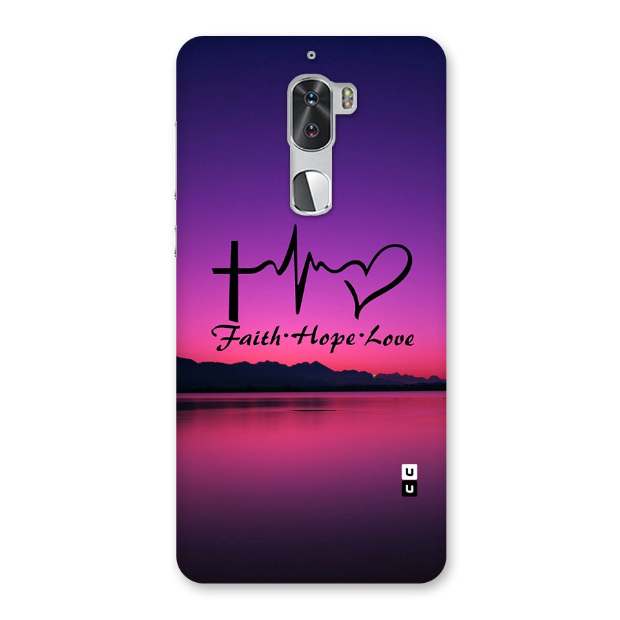 Faith Hope Love Evening Sky Back Case for Coolpad Cool 1
