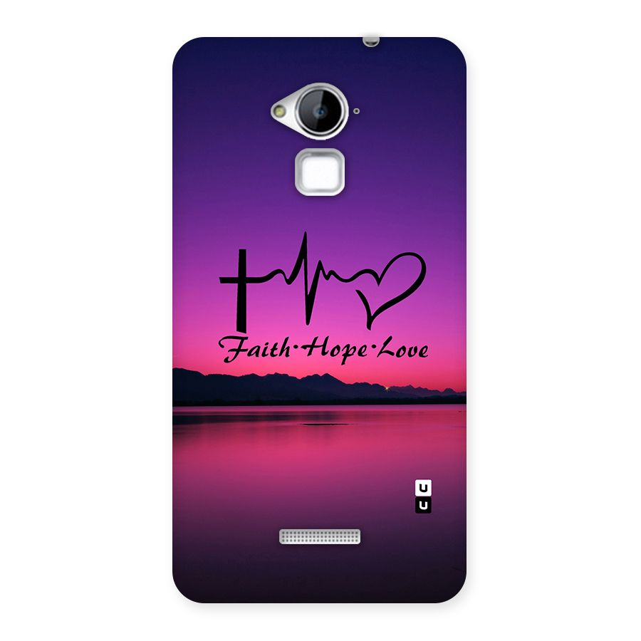 Faith Hope Love Evening Sky Back Case for Coolpad Note 3