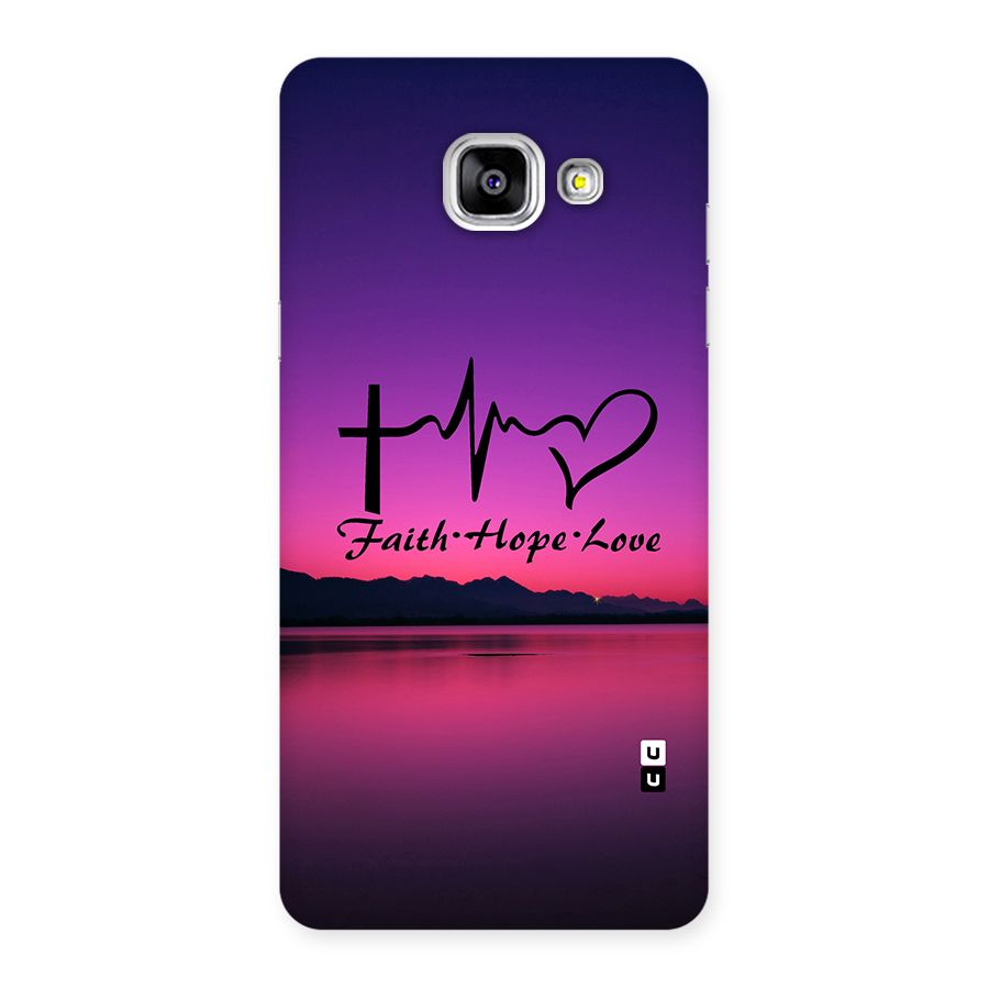 Faith Hope Love Evening Sky Back Case for Galaxy A5 2016