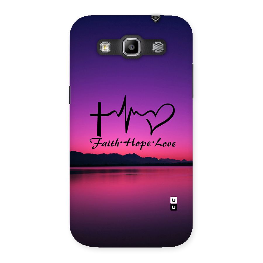 Faith Hope Love Evening Sky Back Case for Galaxy Grand Quattro