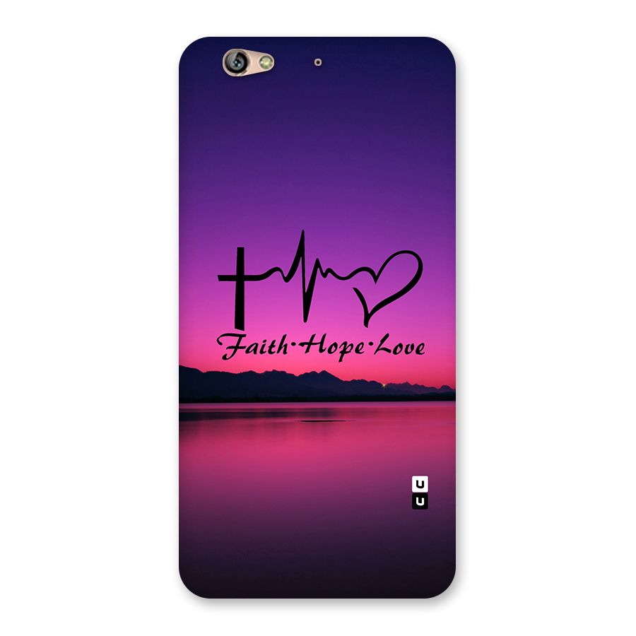 Faith Hope Love Evening Sky Back Case for Gionee S6